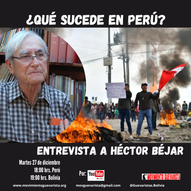 Qué sucede en Perú? entrevista con Héctor Béjar