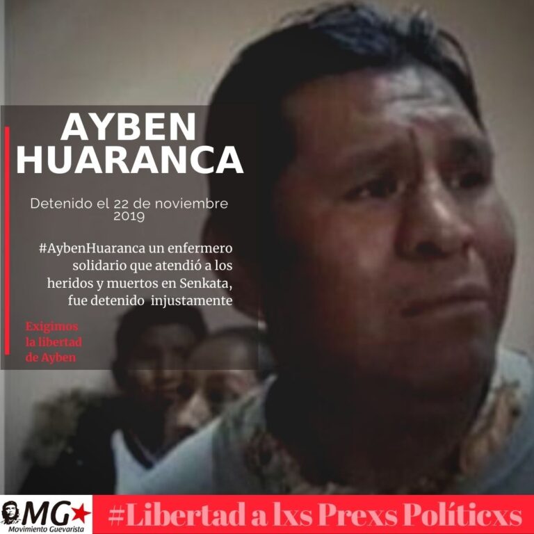 #LibertadPresxsPolíticxs #aybenhuaranca #MovientoGuevarista