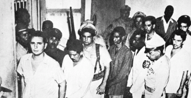 Combatientes del Moncada detenidos