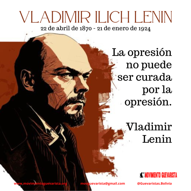 Recordando al líder revolucionario Vladimir Ilich Lenin en el centenario de su muerte