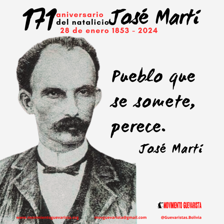 Homenaje al 171 natalicio de José Martí