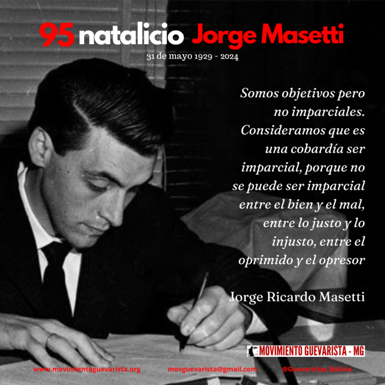 95 natalicio del Comandante Segundo Jorge Ricardo Masetti II Libro+Video