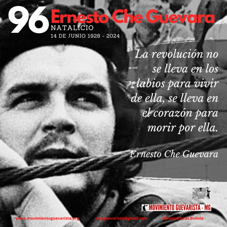 Homenaje al natalicio 96 del Comandante Ernesto che Guevara II Libro + Video