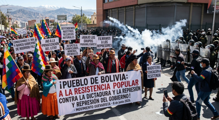 Pueblo de Bolivia: ¡A la resistencia popular del pueblo contra la dictadura y la represión del gobierno!
